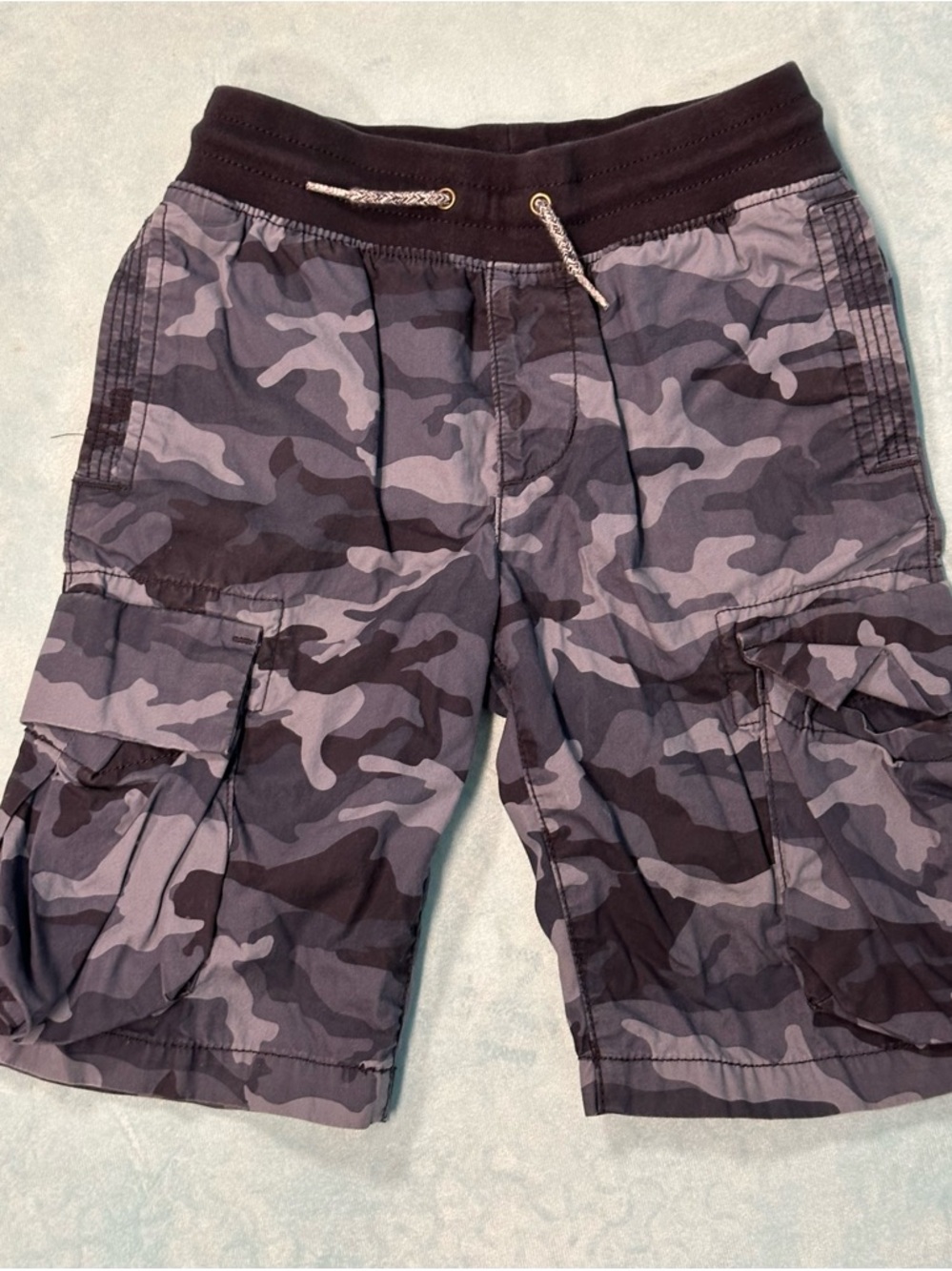 GAP blue gray Camo Cargo Shorts